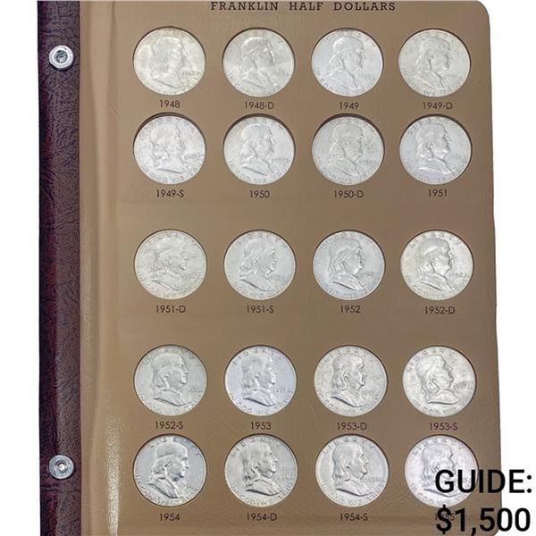 1948-1963 Franklin Half Dollar Set[35 Coins]