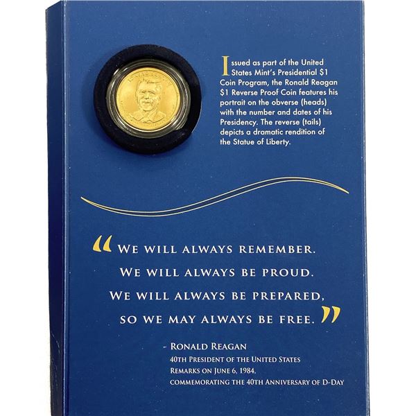 2016 Ronald Reagan Coin and Chronicles Set[3 Coins