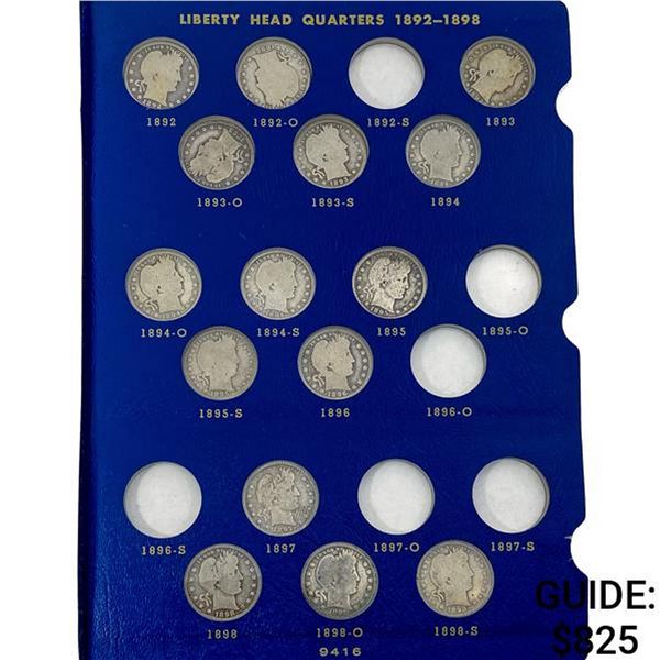 1892-1916 Barber Quarter Collection[53 Coins]