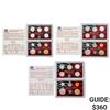 Image 1 : 2000-2002 Silver US Proof Mint Sets[30 Coins]