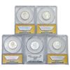 Image 2 : 1999-2008 US State Commem Quarters [5 Coins] ANACS