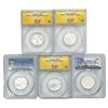 Image 1 : 1999-2014 US State Commem Quarters [5 Coins] ANACS