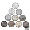 Image 1 : 1946-1947 Booker T Washington Halves [10 Coins]