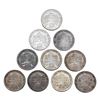 Image 2 : 1946-1947 Booker T Washington Halves [10 Coins]