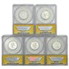 Image 2 : 1999-2008 US State Commem Quarters [5 Coins] ANACS