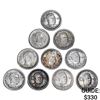 Image 1 : 1946-1951 Booker T Washington Halves [10 Coins]