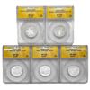 Image 1 : 1999-2009 US State Commem Quarters [5 Coins] ANACS