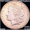 Image 1 : 1901 VAM-3 DDR Feathers Morgan Silver Dollar UNCIR