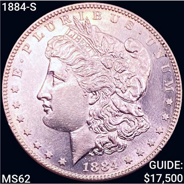 1884-S Morgan Silver Dollar UNCIRCULATED