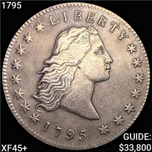 1795 Flowing Hair Dollar LIGHTLY CIRCULATED+