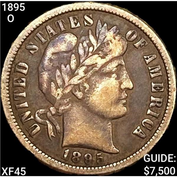 1895-O Barber Dime LIGHTLY CIRCULATED