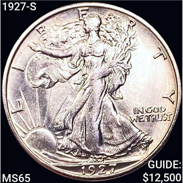 1927-S Walking Liberty Half Dollar UNCIRCULATED