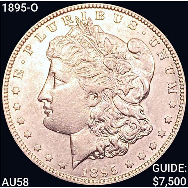 1895-O Morgan Silver Dollar CHOICE AU