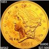 Image 1 : 1851 $20 Gold Double Eagle UNCIRCULATED