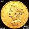 Image 1 : 1861 $10 Gold Eagle CLOSELY UNCIRCULATED