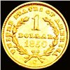 Image 2 : 1850-C Rare Gold Dollar UNCIRCULATED