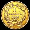 Image 2 : 1855 Rare Gold Dollar ABOUT UNCIRCULATED