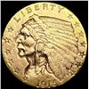 Image 1 : 1915 $2.50 Gold Quarter Eagle CLOSELY UNCIRCULATED
