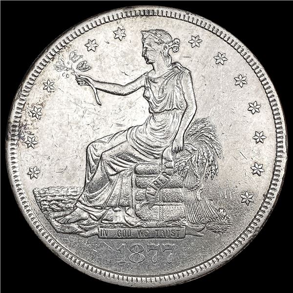 1877-S Silver Trade Dollar CLOSELY UNCIRCULATED