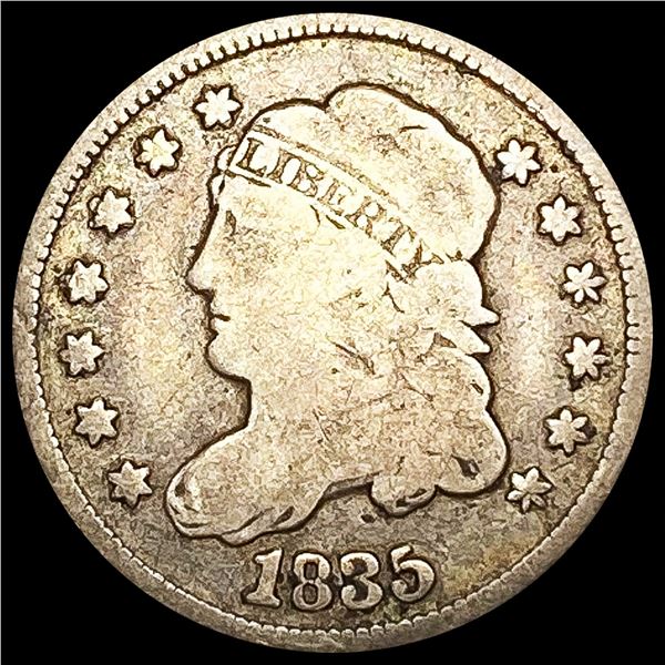 1835 Capped Bust Half Dime NICELY CIRCULATED