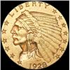 1928 $2.50 Gold Quarter Eagle NEARLY UNCIRCULATED