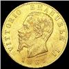 1865 Italy .1867oz Gold 20 Lire UNCIRCULATED