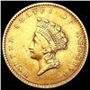 Image 1 : 1854 Rare Gold Dollar CLOSELY UNCIRCULATED
