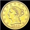 Image 1 : 1853 $2.50 Gold Quarter Eagle CLOSELY UNCIRCULATED