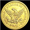 Image 2 : 1853 $2.50 Gold Quarter Eagle CLOSELY UNCIRCULATED