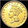 Image 1 : 1873 Rare Gold Dollar UNCIRCULATED