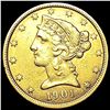 Image 1 : 1901 $5 Gold Half Eagle CLOSELY UNCIRCULATED