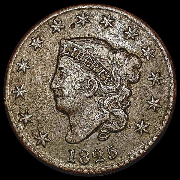 1825 Coronet Head Large Cent LIGHTLY CIRCULATED