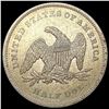 Image 2 : 1840 Sm Ltrs Seated Liberty Half Dollar CLOSELY UN