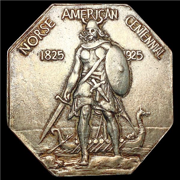 1925 Norse Half Dollar CHOICE AU