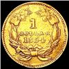 Image 2 : 1854 Rare Gold Dollar CLOSELY UNCIRCULATED