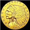 Image 1 : 1915 $2.50 Gold Quarter Eagle CLOSELY UNCIRCULATED