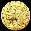 Image 1 : 1913 $2.50 Gold Quarter Eagle CLOSELY UNCIRCULATED