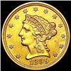 Image 1 : 1899 $2.50 Gold Quarter Eagle CLOSELY UNCIRCULATED