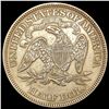 Image 2 : 1869 Seated Liberty Half Dollar CLOSELY UNCIRCULAT