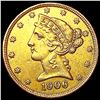 Image 1 : 1906 $5 Gold Half Eagle CLOSELY UNCIRCULATED