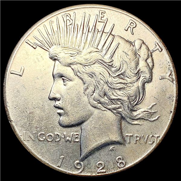 1928 Silver Peace Dollar CHOICE AU