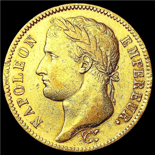 1812 France .3734oz Gold 40 Francs NEARLY UNCIRCUL