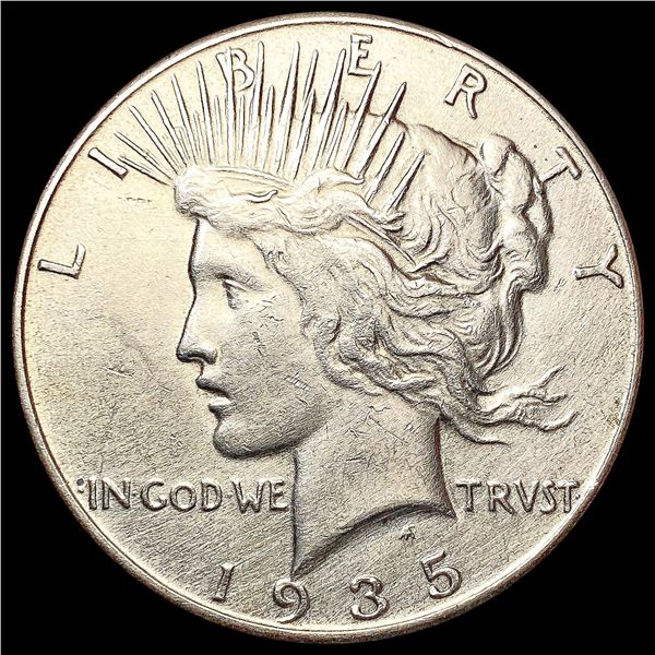 1935 Silver Peace Dollar CLOSELY UNCIRCULATED