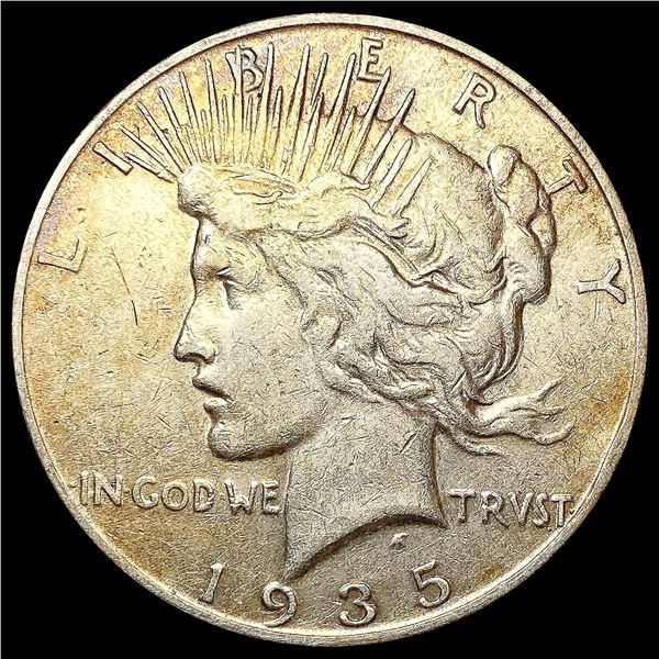 1935-S Silver Peace Dollar NEARLY UNCIRCULATED