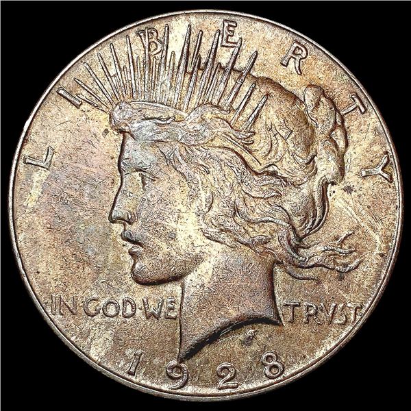 1928-S Silver Peace Dollar CLOSELY UNCIRCULATED