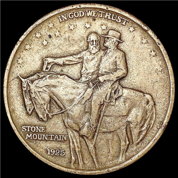 1925 Stone Mountain Half Dollar NEARLY UNCIRCULATE