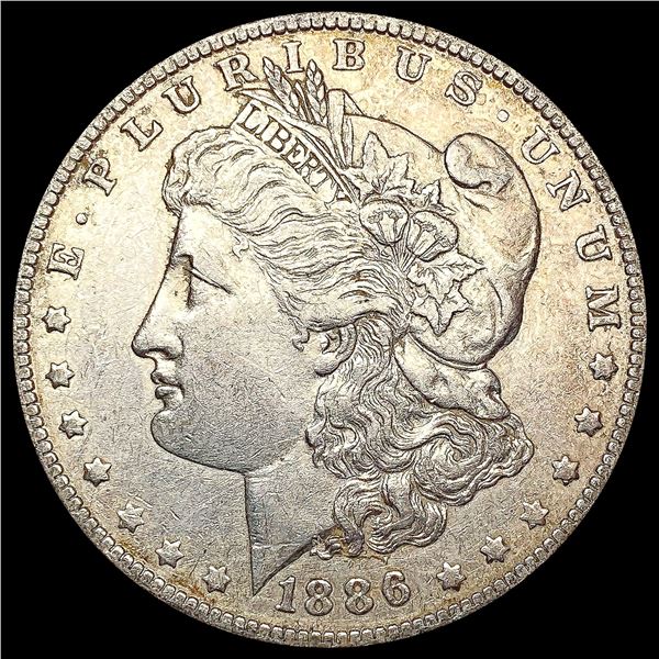 1886-O Morgan Silver Dollar NEARLY UNCIRCULATED