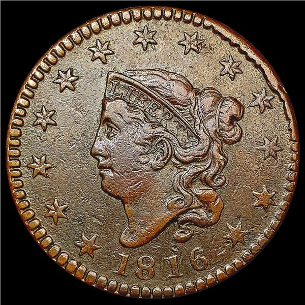 1816 Coronet Head Large Cent CLOSELY UNCIRCULATED