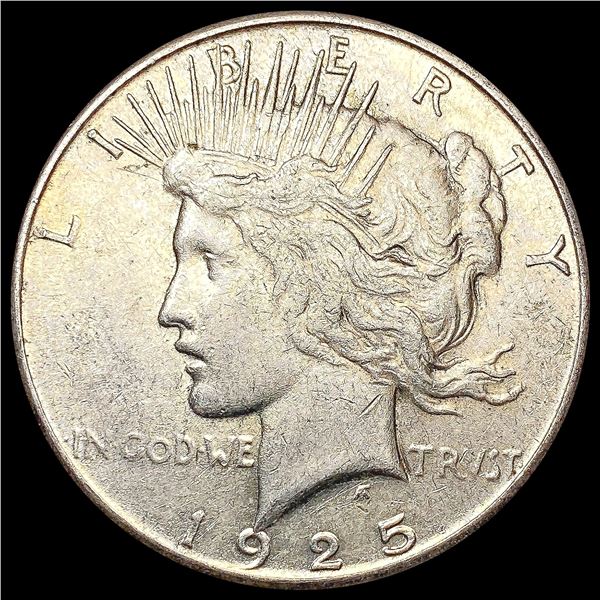 1925-S Silver Peace Dollar CLOSELY UNCIRCULATED