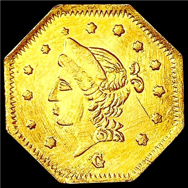 1870 Octagonal California Gold Half Dollar HIGH GR